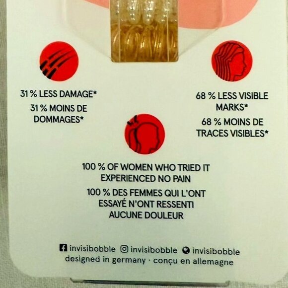 Invisibobble Original Traceless Hair Ring Value Pack 8x Spiral Ponytail Holder - Picture 4 of 8